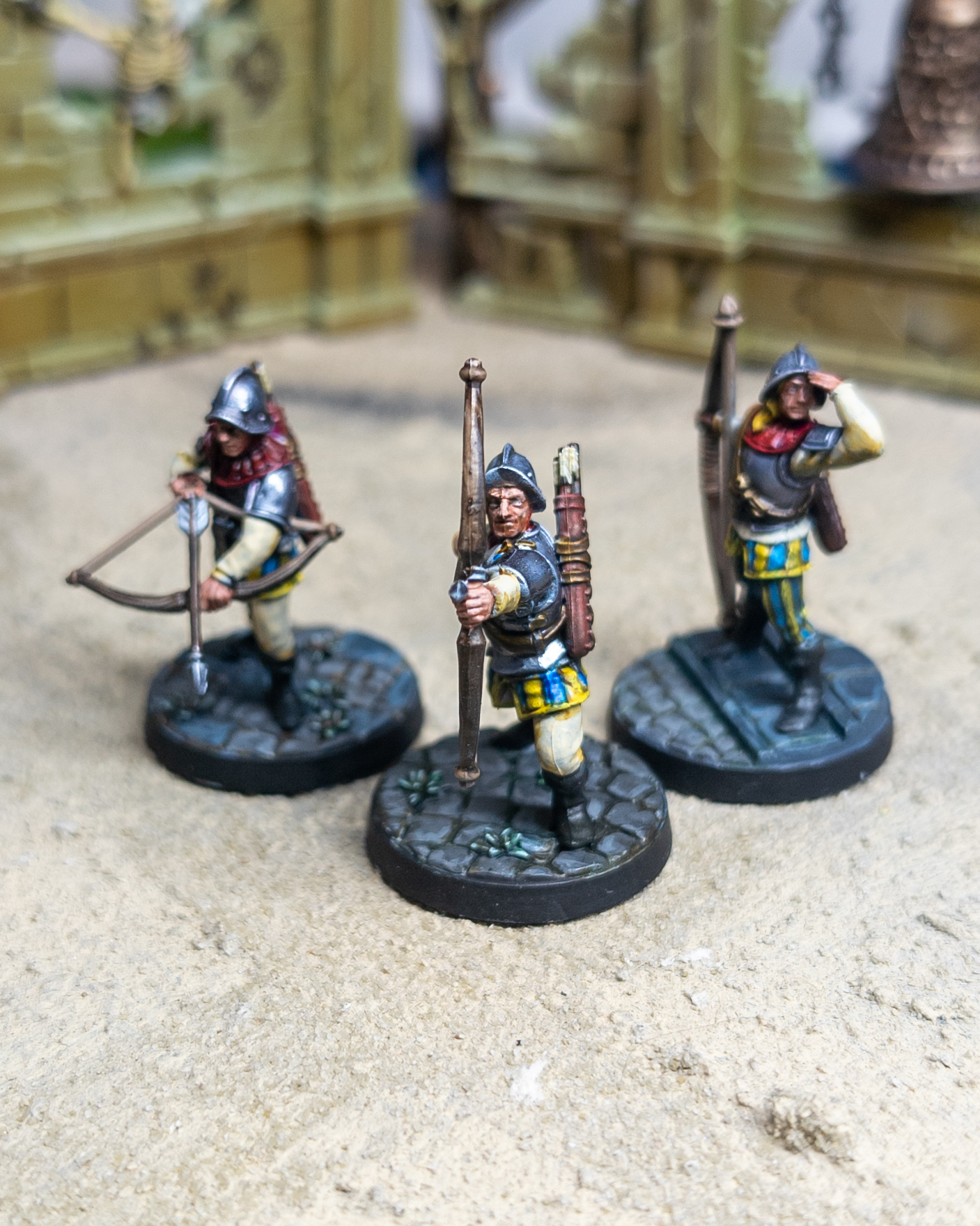 Mercenary marksmen with bows