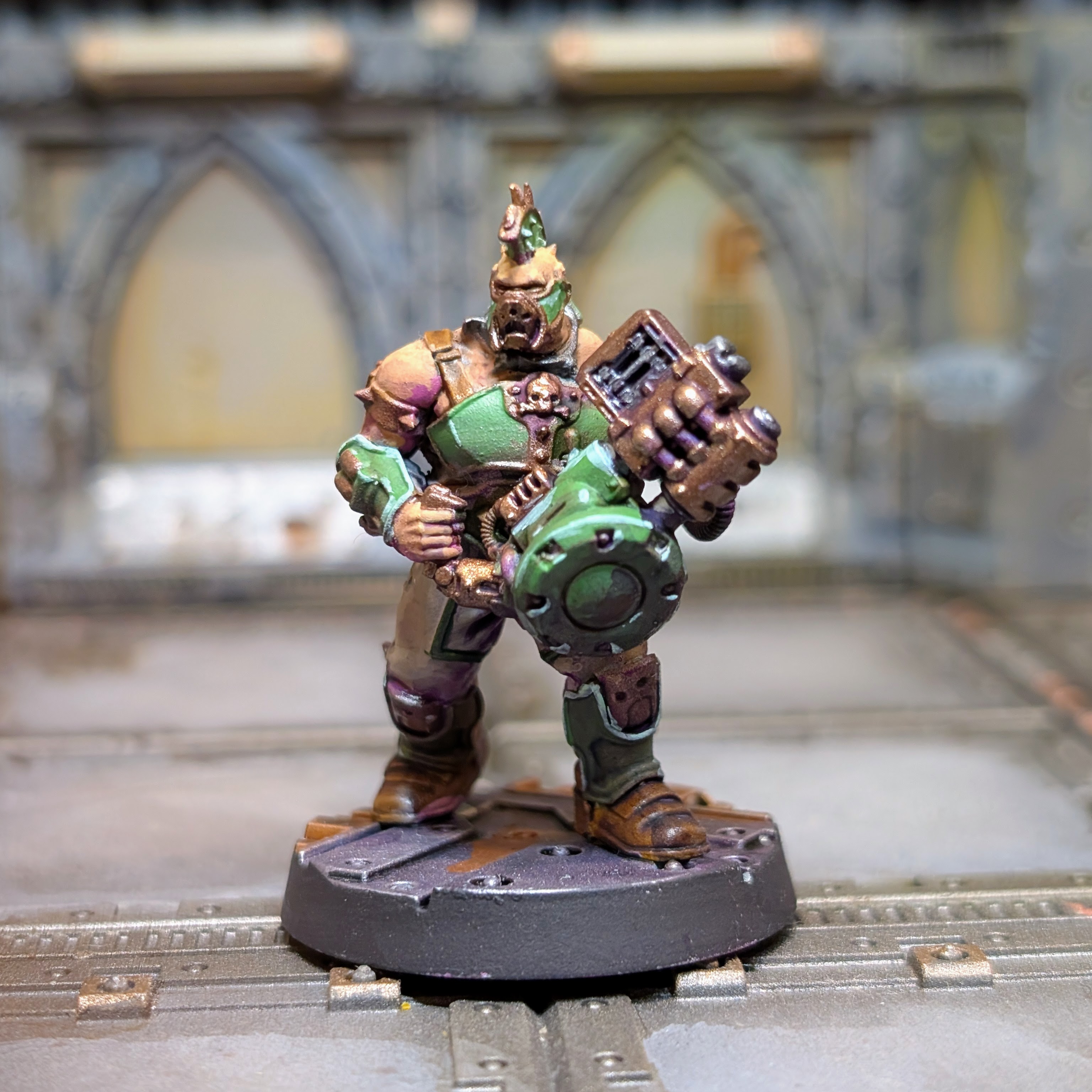 goliath with rivet gun